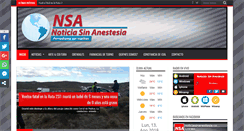 Desktop Screenshot of noticiasinanestesia.com.ar