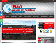 Tablet Screenshot of noticiasinanestesia.com.ar